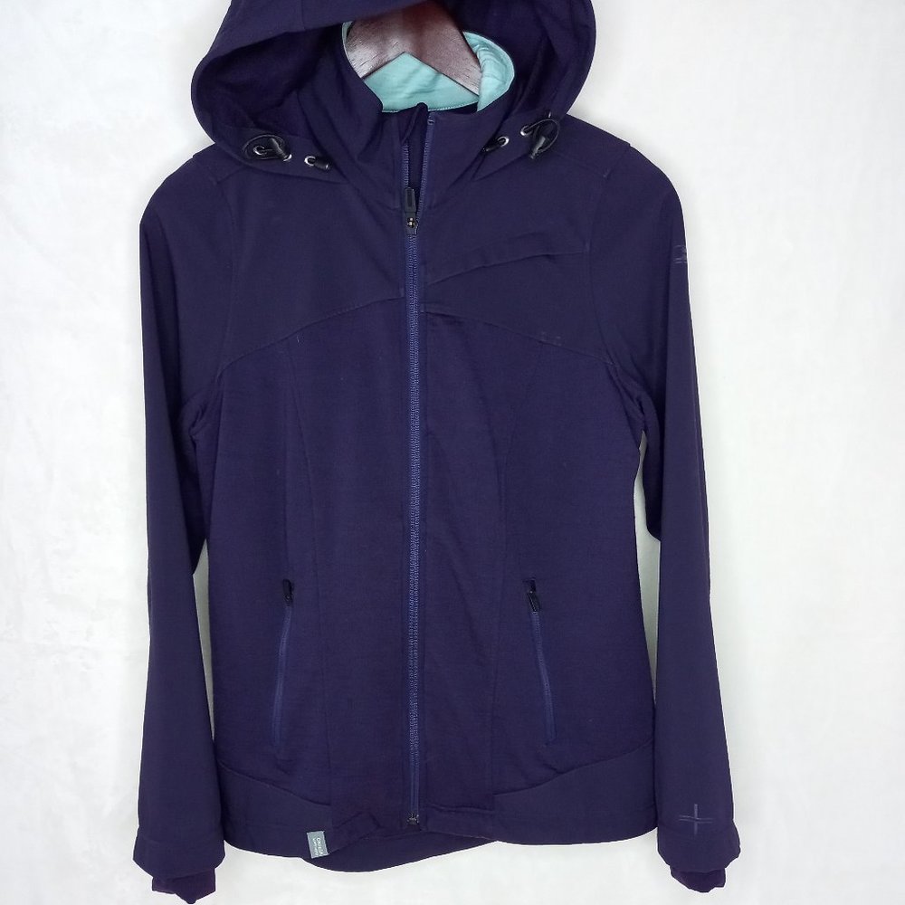 Icebreaker Merino Purple Zip Light Jacket (S)